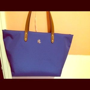 Ralph Lauren blue tote